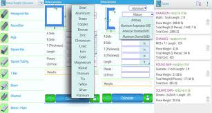 metal weight calculator metal weight