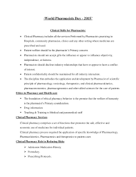Pharmacist College Essay Admission Requirements Pharm D