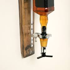 Bourbon Barrel Stave Liquor Dispenser