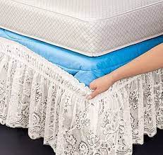 Lace Bedding Dust Ruffle Lace Bed Skirt