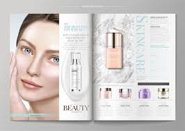 beauty magazine vector free