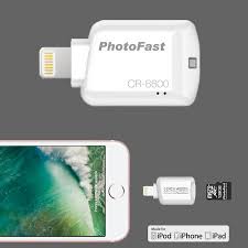 Photofast Mfi Cr 8800 Ios Micro Sd Card Reader White