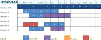 Roster Template Excel Temp Fine Snapshot Employee Shift Schedule