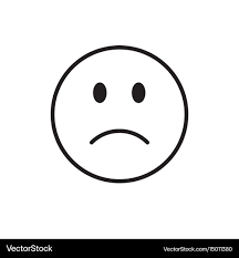 cartoon face sad negative people