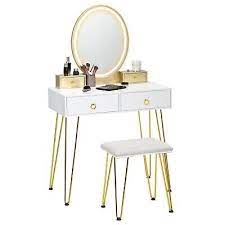 vanity dressing table set cushioned