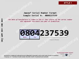 If you have an air conditioner that uses a remote control and you need the codes, here is a list of universal remote codes. Amana Serial Number Age