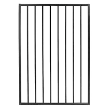 Black Steel Fence Gate