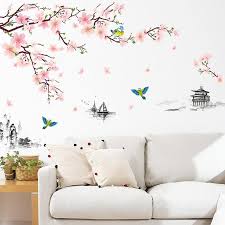 2 Pack Flower Wall Decal Wall Decals
