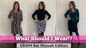 grwm formal wear bat mitzvah edition