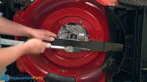 How to Replace the Mulching Blade on a Troy-Bilt TB130 Lawn Mower (Part #  942-0741A) - YouTube