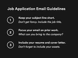 Begin with your contact information, followed by the date and the employer contact information.your letter should begin with a polite salutation, and then express the reason you are writing. 5 Best Job Application Email Examples Algrim Co