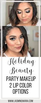 holiday beauty party makeup with 2