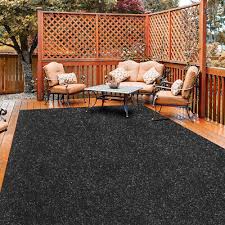 vevor b boat carpet cutpile marine carpet 6 x 36 ft charcoal black in outdoor