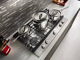 5 burner gas cooktops kitchenaid