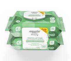 equate beauty exfoliating wet cleansing