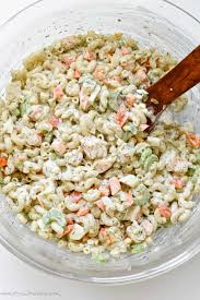 creamy shrimp pasta salad stress baking
