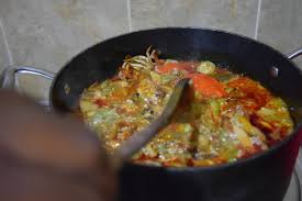 banku and okro soup ghana style