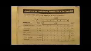 Jumpsoles Work Out Program Guide