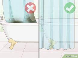prevent mildew on a shower curtain