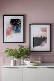 Pink Abstract Framed Wall Art