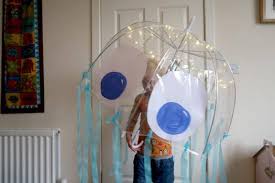 As is the case with these hanging jellyfish decorations from my daughter's the little mermaid party (also to be used for my daughter's octonauts party later this month). Light Up Jellyfish Costume Tutorial Monkey And Mouse