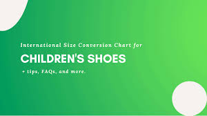 kids shoes international shoe size