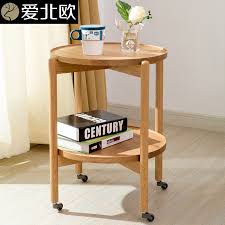 Get free shipping on qualified round coffee tables or buy online pick up in store today in the furniture department. Love Scandinavian Minimalist Small Coffee Table Round Coffee Table Ikea Solid Wood Oak Coffee Table Side Table With A Wheel Doub Table Flower Table Ringtable Tenis Tables Aliexpress