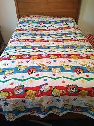 Vintage Rugrats Twin Sheet Set Fitted