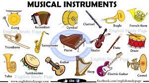 This is a list of musical instrument know around the world. Musical Instruments In English English Study Page