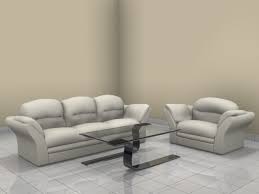 blender sofa set 3d model completely