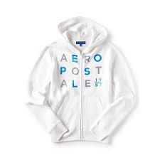 Aeropostale Mens Printed Fleece Hoodie Sweatshirt 102 M