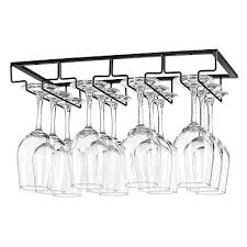 Yistao Wine Glass Rack Under Cabinet