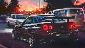 In compilation for wallpaper for nissan skyline, we have 19 images. Nissan Skyline Painting Art 4k Hd Cars 4k Wallpapers Images Backgrounds Photos And Pictures