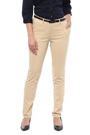 Solly Trousers Leggings Allen Solly Beige Trousers For Women At Allensolly Com