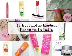 13 best lotus herbals s in india