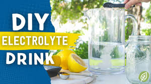 how to make your own electrolyte drink