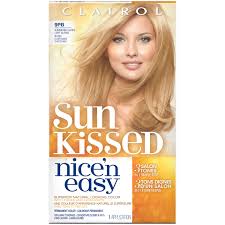 I already have a medium blonde color naturally.i have some highlights but they are from a while ago, so i have a good four inches of natural root (but honestly, you can't really see the transition). Clairol Nice N Easy Sun Kissed Permanent Hair Color