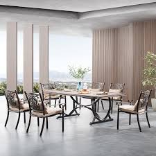 7 Pieces Outdoor Dining Set With