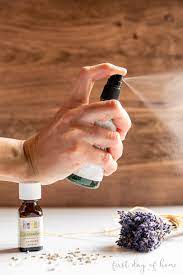 easy diy lavender spray first day of home