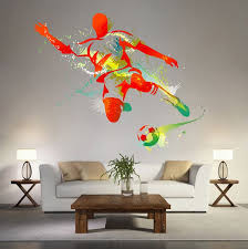 Kcik119 Full Color Wall Decal Soccer