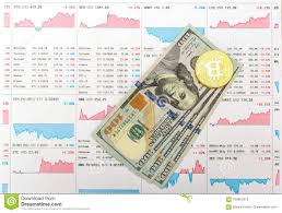 Chart Growth Rate Bitcoin Editorial Photography Image Of