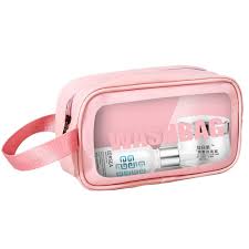 clear cosmetic toiletry makeup bag