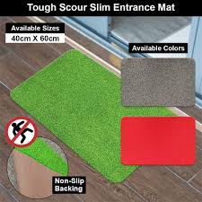 tough sour slim low pile entrance mat