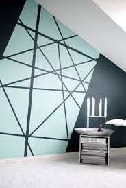 Diy Wall Painting Accent Wall Bedroom