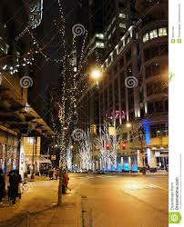 Holiday Season At Downtown Seattle Editorial Stock Image