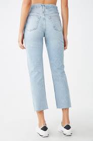 The Larchmont Distressed Straight Leg Jeans