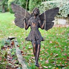 Metal Garden Ornaments Fairy Statues