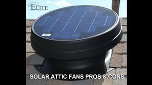solar attic fans pros cons elite