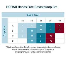 Hofish Hands Free Double Breast Pump Bra Bustier Pumping