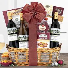 fine wines trio collection gift basket